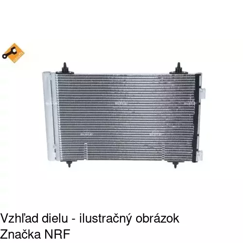 Chladiče klimatizácie 5711K8C1S /POLCAR/ - obr. 2