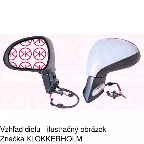 Vonkajšie zrkadlo 5712514E /POLCAR/ - obr. 1
