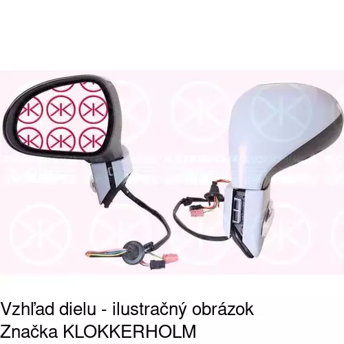Vonkajšie zrkadlo 5712515S /POLCAR/ - obr. 1