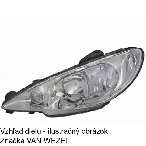 Hlavný reflektor 5723093E /POLCAR/ - obr. 4