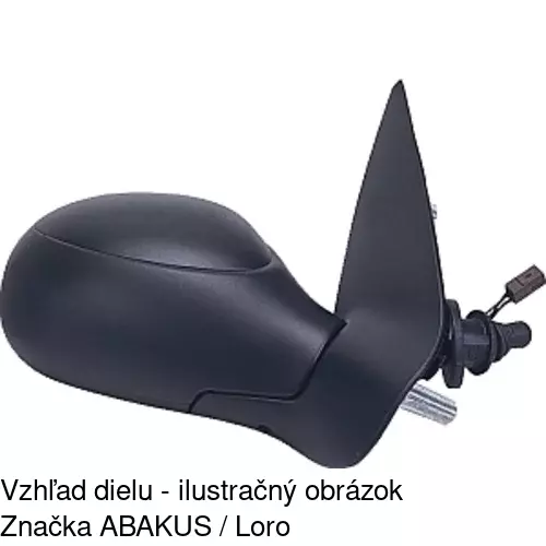 Vonkajšie zrkadlo 5723517M /POLCAR/ - obr. 2