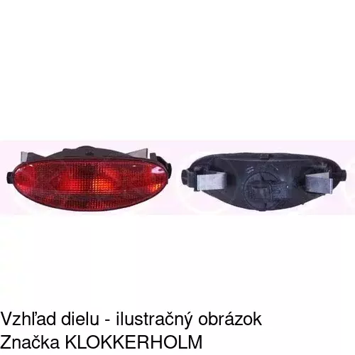 Hmlové svetlo - zadné 572397-E /POLCAR/ - obr. 1
