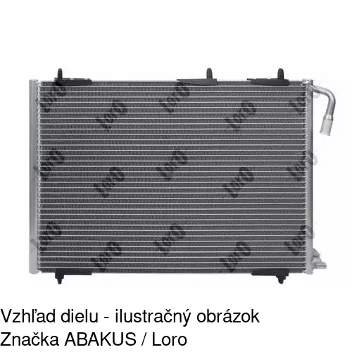 Chladiče klimatizácie 5723K8C1 /POLCAR/ - obr. 2