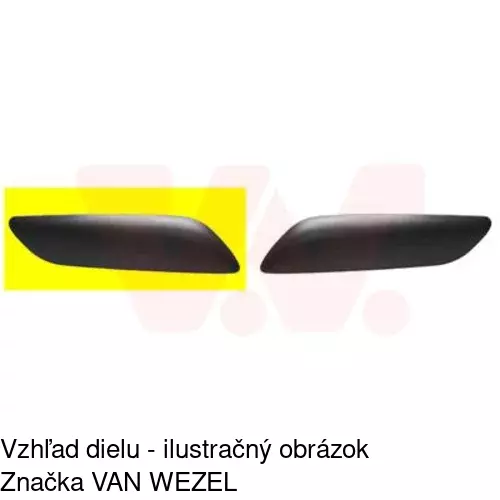 Lišta nárazníka 572407-8 /POLCAR/ - obr. 1