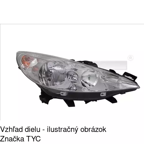 Hlavný reflektor POLCAR 572410-V