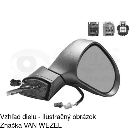 Vonkajšie zrkadlo 5724524E /POLCAR/ - obr. 5