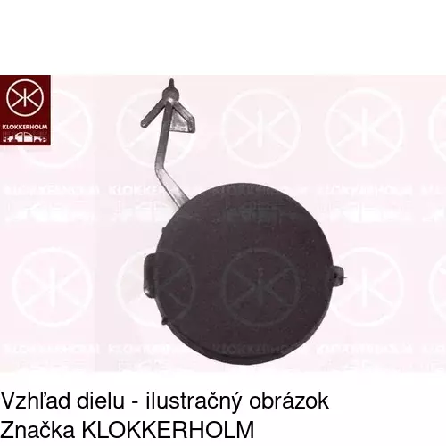 Záslepka ťažného háku 572496-9 /POLCAR/