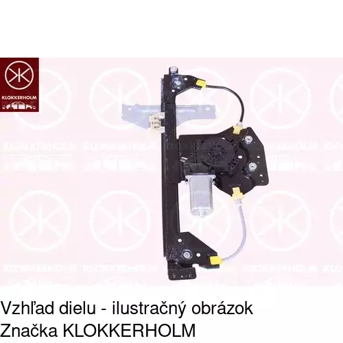 Elektrický mechanizmus okna dverí POLCAR 5724PSE3