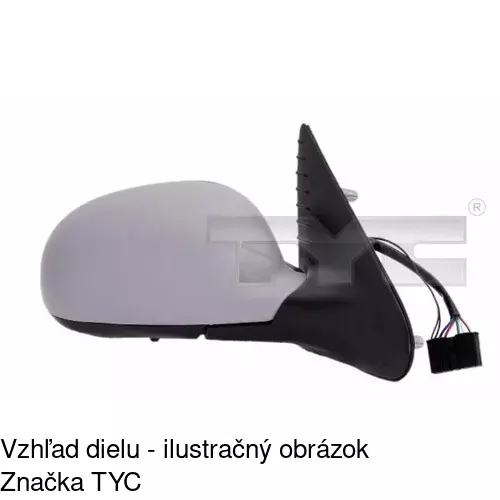 Vonkajšie zrkadlo 5746514E /POLCAR/ - obr. 1