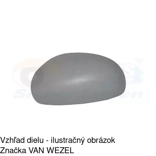 Rám vonkajšieho zrkadla 574754PM /POLCAR/ - obr. 3