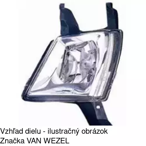 Hmlové svetlo - predné 574829-E /POLCAR/ - obr. 3