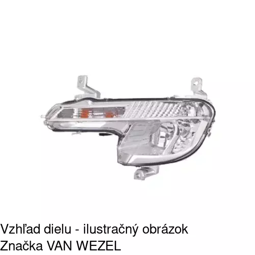 Hmlové svetlo - predné 575629-U /POLCAR/ - obr. 5