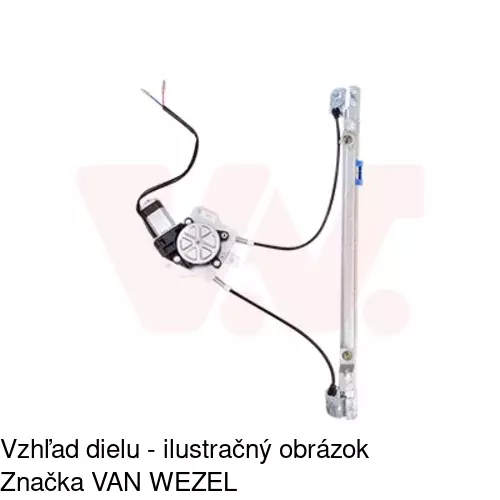 Elektrický mechanizmus okna dverí 5786PSE4 /POLCAR/ - obr. 1