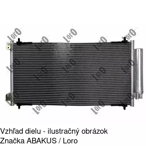 Chladiče klimatizácie 5787K83X /POLCAR/ - obr. 2