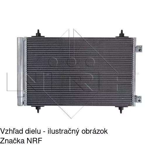 Chladiče klimatizácie 5787K8C4S /POLCAR/ - obr. 1