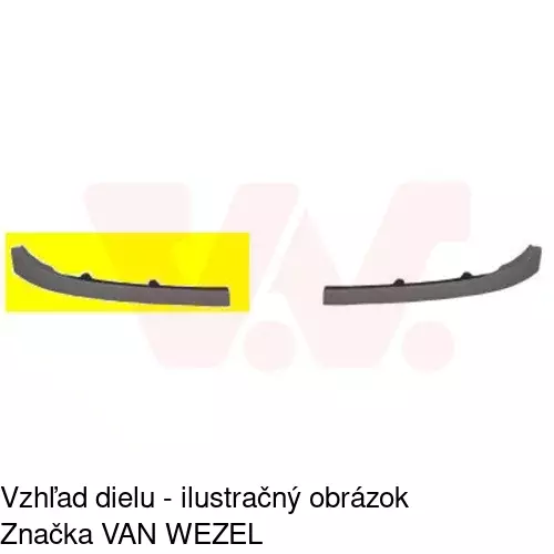 Lišta pod reflektorom 5790062R /POLCAR/ - obr. 1