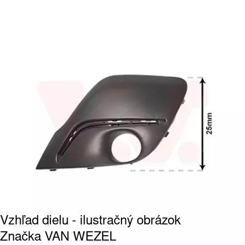 Kryt v nárazníku 57A227-3 /POLCAR/ - obr. 1