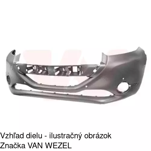 Predný nárazník 57B107-1 /POLCAR/ - obr. 1