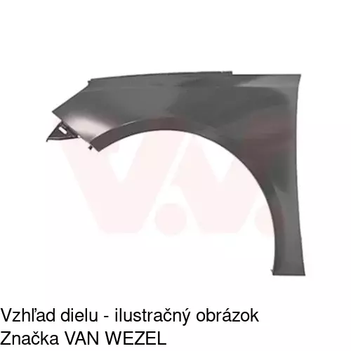 Predný blatník 57C201 /POLCAR/ - obr. 1