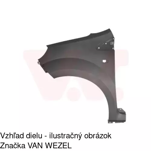 Predný blatník 600101 /POLCAR/ - obr. 1