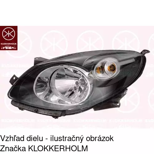 Hlavný reflektor 6001090E /POLCAR/ - obr. 2