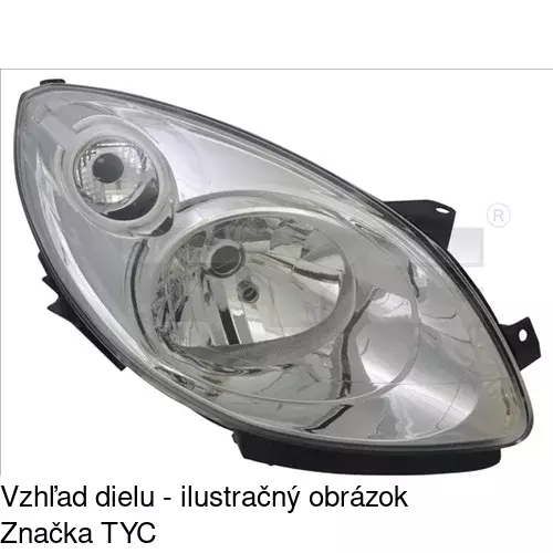 Hlavný reflektor POLCAR 6001093E