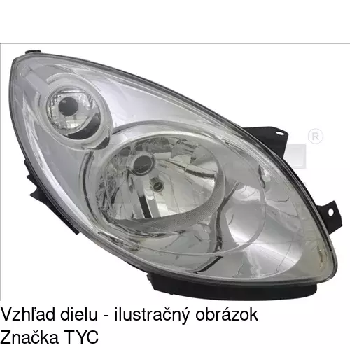Hlavný reflektor POLCAR 6001103E
