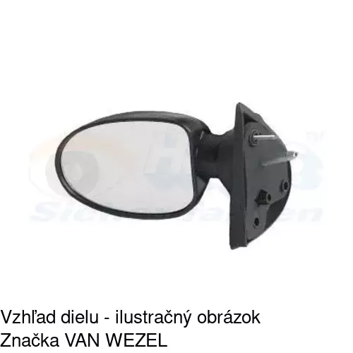 Vonkajšie zrkadlo 6003521E /POLCAR/ - obr. 3