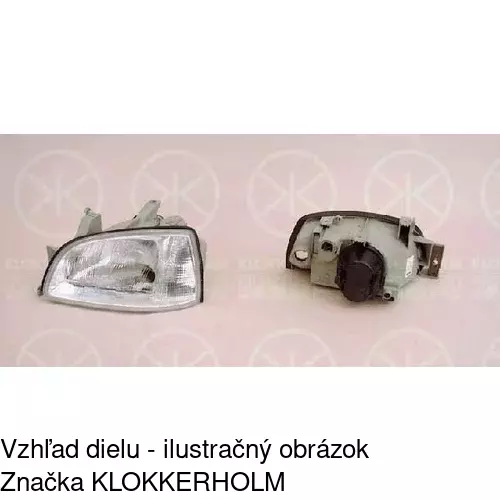 Hlavný reflektor 6006094E /POLCAR/ - obr. 1