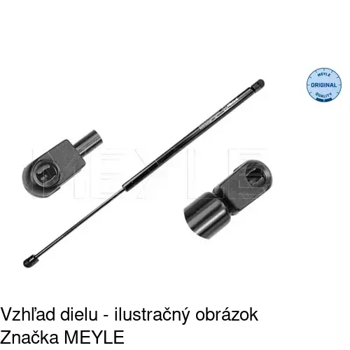 Plynová pružina 6007AB2D /POLCAR/ - obr. 2