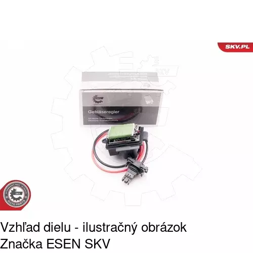 Ovládače klimatizácie 6007KST-5 /POLCAR/ - obr. 2