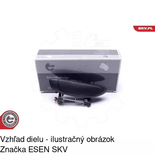 Vnútorná kľučka 6007Z-43 /POLCAR/ - obr. 1