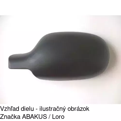 Rám vonkajšieho zrkadla 601154TE /POLCAR/ - obr. 1