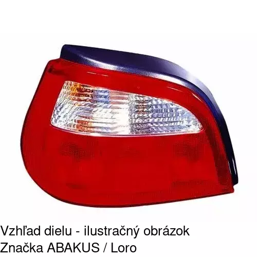 Zadné svetlo 601188-E /POLCAR/ - obr. 2