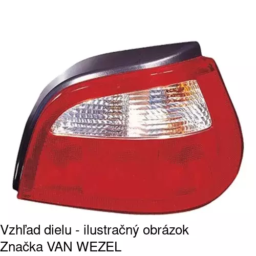 Zadné svetlo 601188-E /POLCAR/ - obr. 3