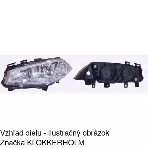 Hlavný reflektor 6012090E /POLCAR/ - obr. 2
