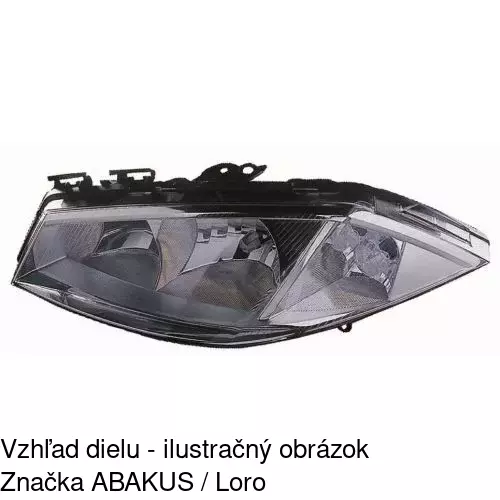 Hlavný reflektor 6012090E /POLCAR/ - obr. 4