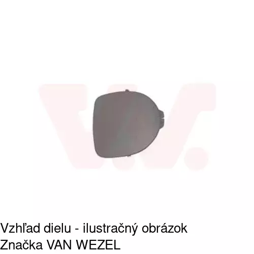 Záslepka otvoru hmlovky 60150711 /POLCAR/ - obr. 1