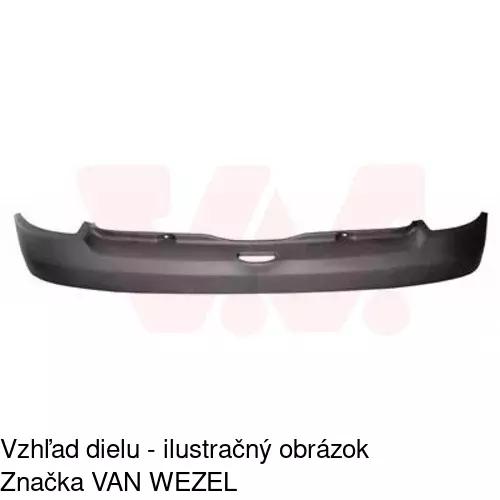 Zadný nárazník 601696 /POLCAR/ - obr. 3