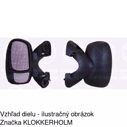 Vonkajšie zrkadlo 602651-M /POLCAR/ - obr. 1