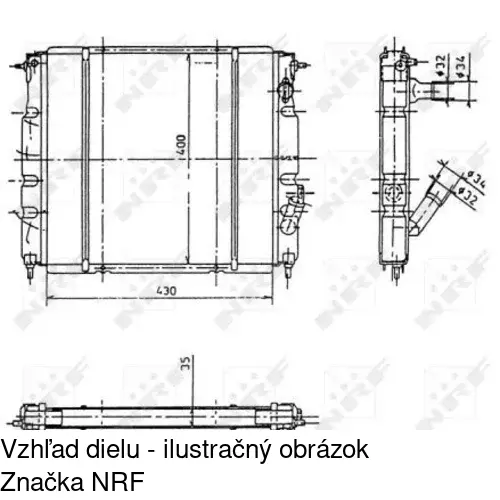 Chladiče vody POLCAR 603108-1