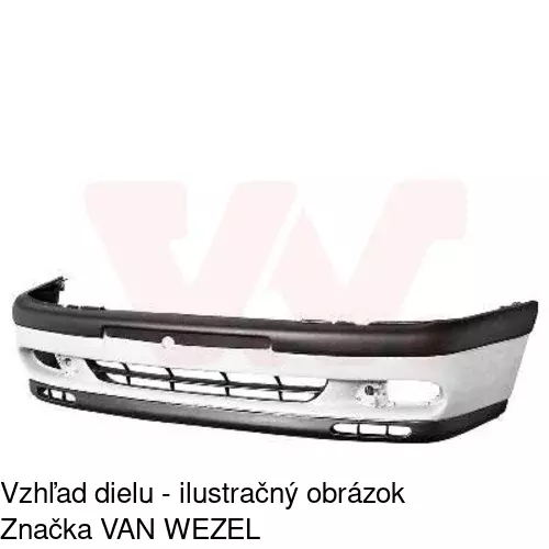 Predný nárazník POLCAR 603207-1