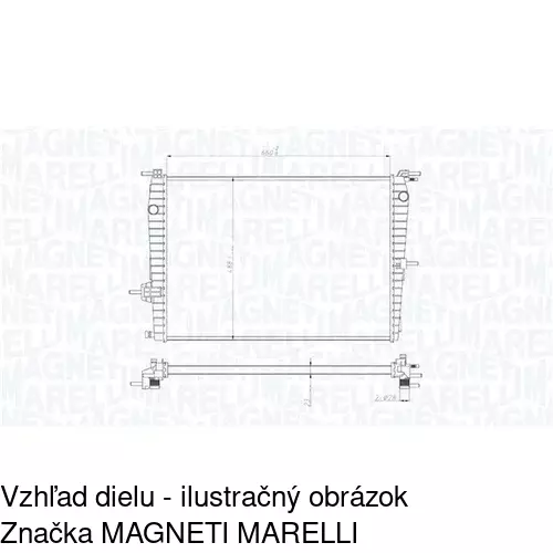 Chladiče vody 6035081X /POLCAR/ - obr. 1