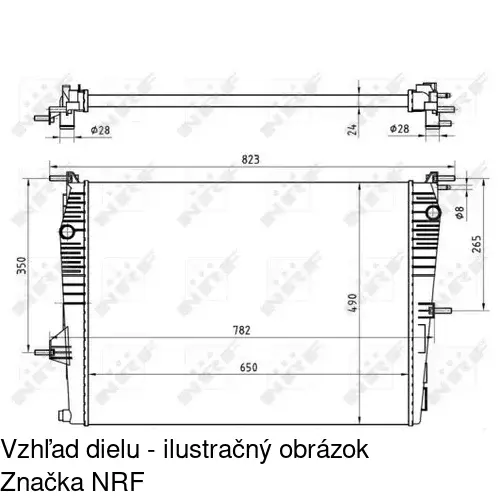 Chladiče vody 6035081X /POLCAR/ - obr. 2