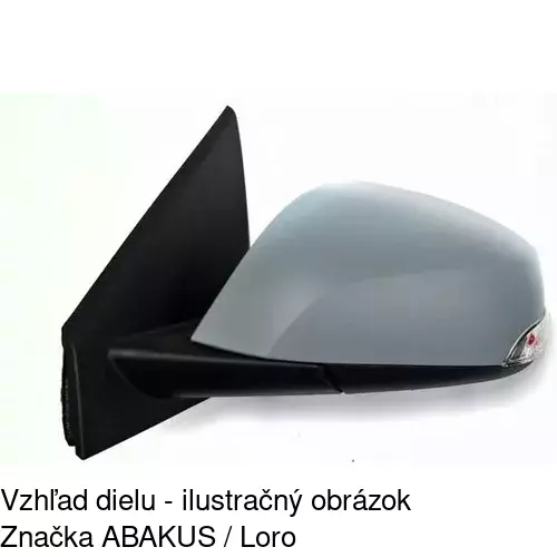 Vonkajšie zrkadlo 6039513M /POLCAR/ - obr. 3
