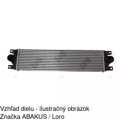 Chladiče vzduchu (Intercoolery) 6042J8-1 /POLCAR/ - obr. 1