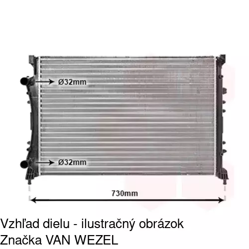 Chladiče vody 6050083X /POLCAR/ - obr. 2