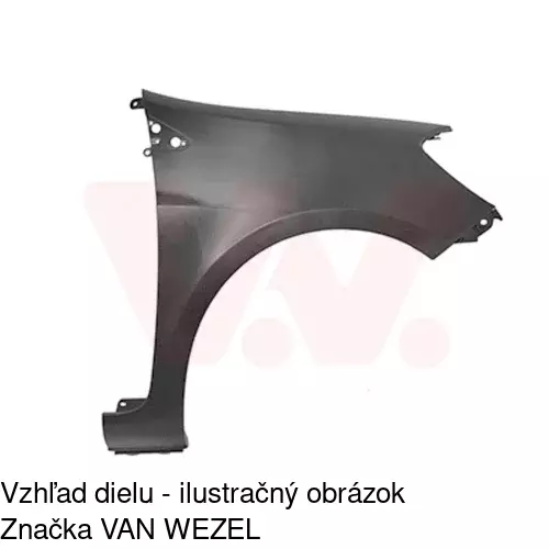 Predný blatník 605502-J /POLCAR/ - obr. 2