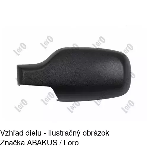 Rám vonkajšieho zrkadla 605554TM /POLCAR/ - obr. 3