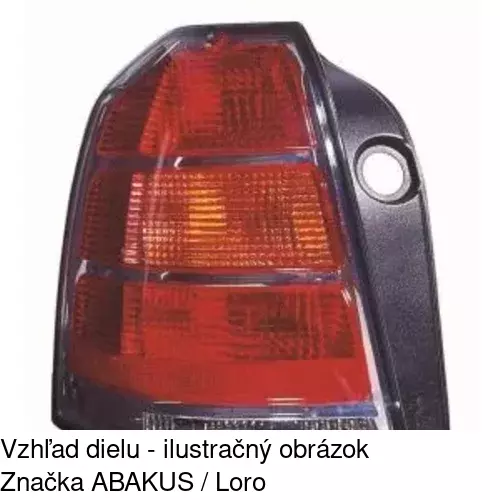 Zadné svetlo 605587-E /POLCAR/ - obr. 4